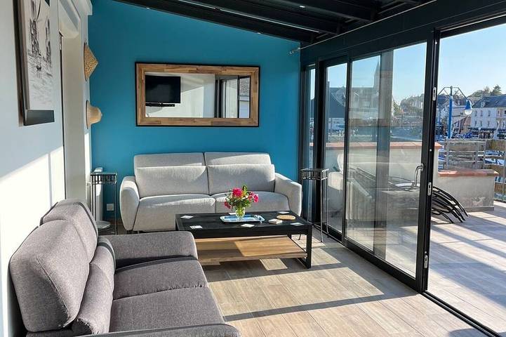 Maison de vacances pour 5 personnes, avec Terrasse et Jardin à Port-en-Bessin-Huppain