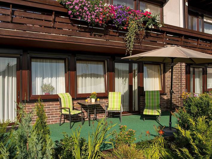Ferienwohnung für 3 Personen, mit Balkon und Terrasse sowie Garten in Bad Wildungen - 2