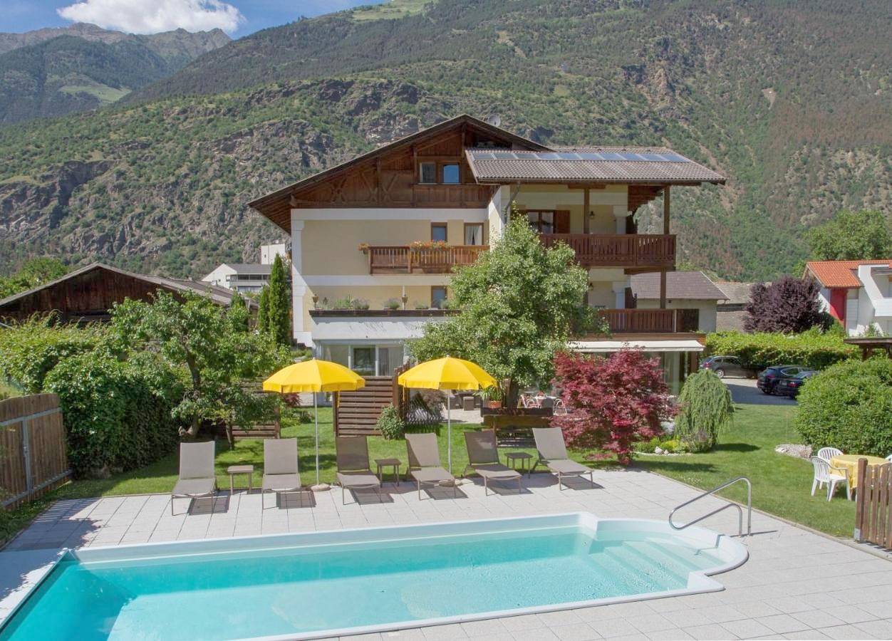 Pension Sattlerenglhof in Laces, Parco Nazionale dello Stelvio