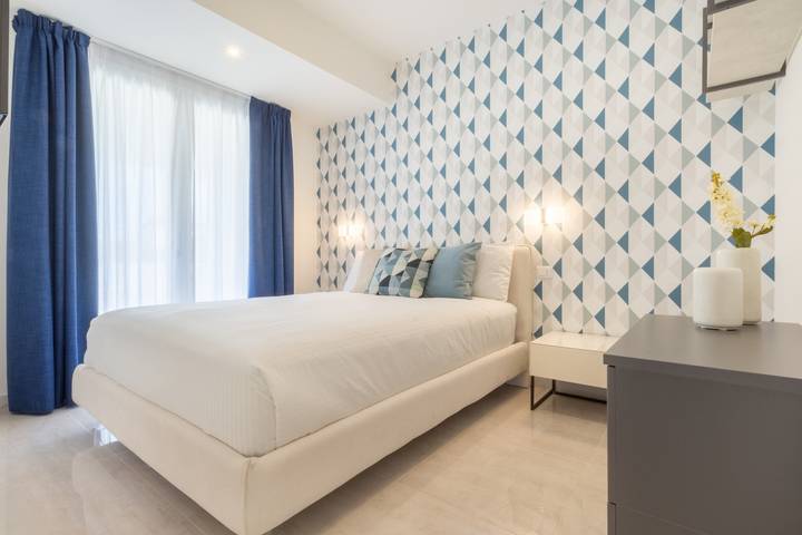 Entire apartment, Apartment "Residence Meridian Unità 4" Near the Beach with Mountain View, Pool, A/C, Wi-Fi & Balcony in Villa San Pietro, Cagliari Province