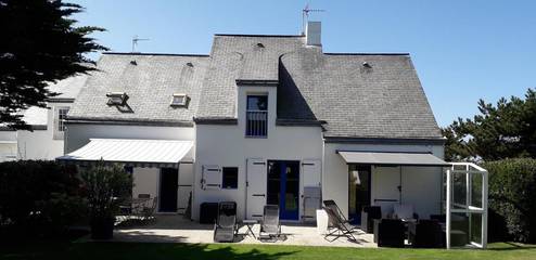 Gîte pour 12 personnes, avec jardin et vue dans Plage de la Govelle