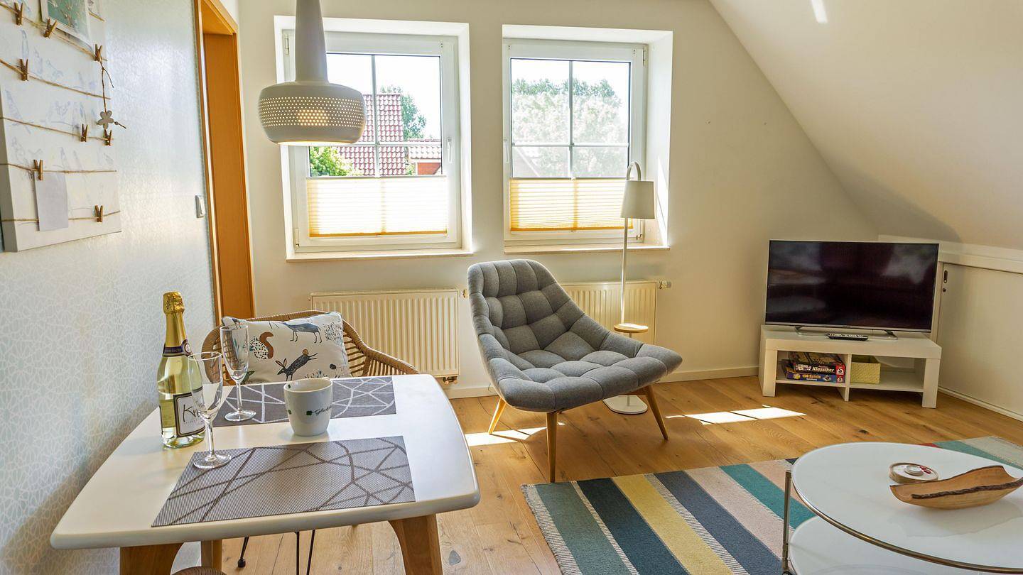 Ganze Wohnung, Wertiges Appartment Ahoi in Vollerwiek in Vollerwiek, Eiderstedt