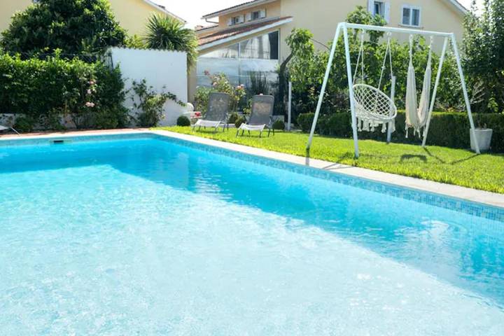 Casa de férias para 10 pessoas, com piscina e jardim e ainda vista em São Pedro do Sul