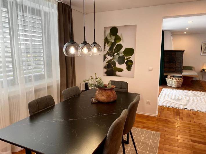 Ferienwohnung für 4 Personen, mit Terrasse und Garten