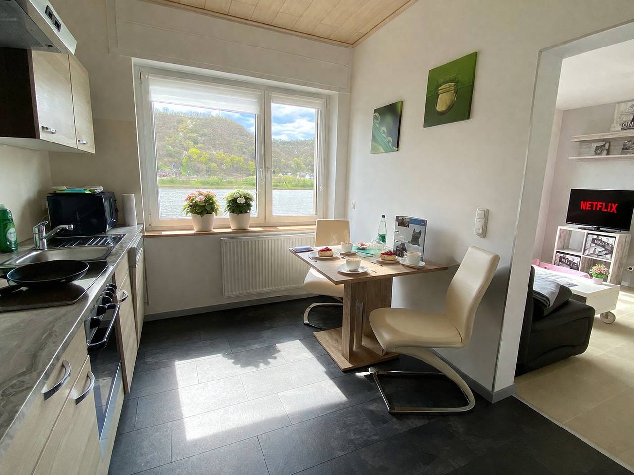 Ganze Ferienwohnung, Loreleyresidenz, App. Jerry in Sankt Goarshausen, Mittelrhein