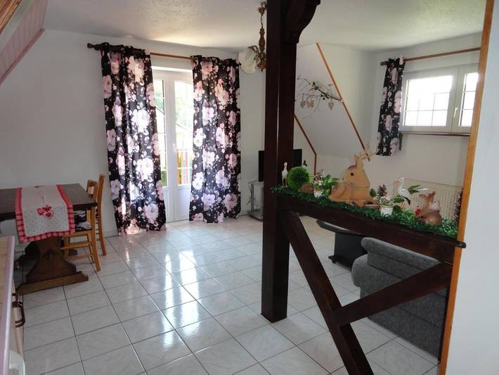 Gîte pour 4 personnes, avec jardin ainsi que piscine et vue à Ranspach - 4