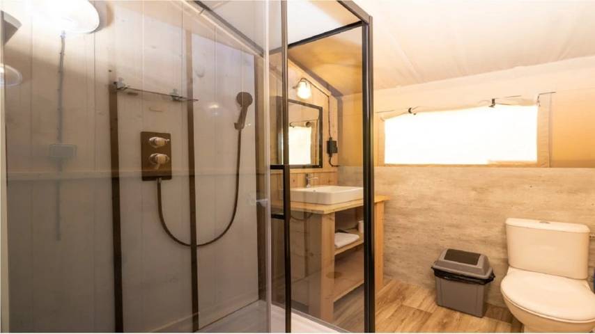 Mobil home pour 5 personnes, avec bassin pour enfant à La Romieu - 3