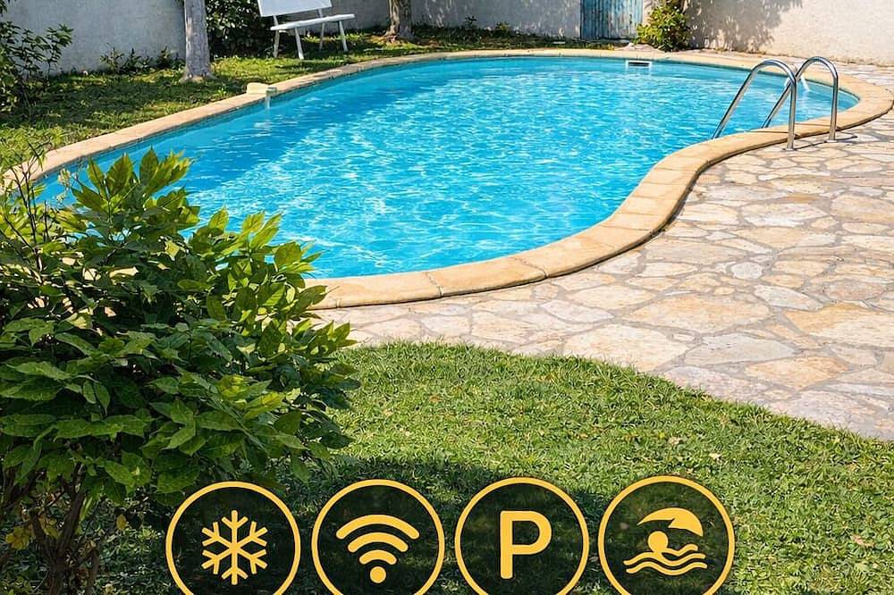 Villa swimming pool wifi Climau quiet and bright in La Grande-Motte, Mittelmeerküste (Frankreich)