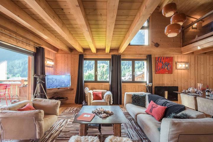 Gîte pour 8 personnes, avec sauna et balcon dans Les Bossons - 2