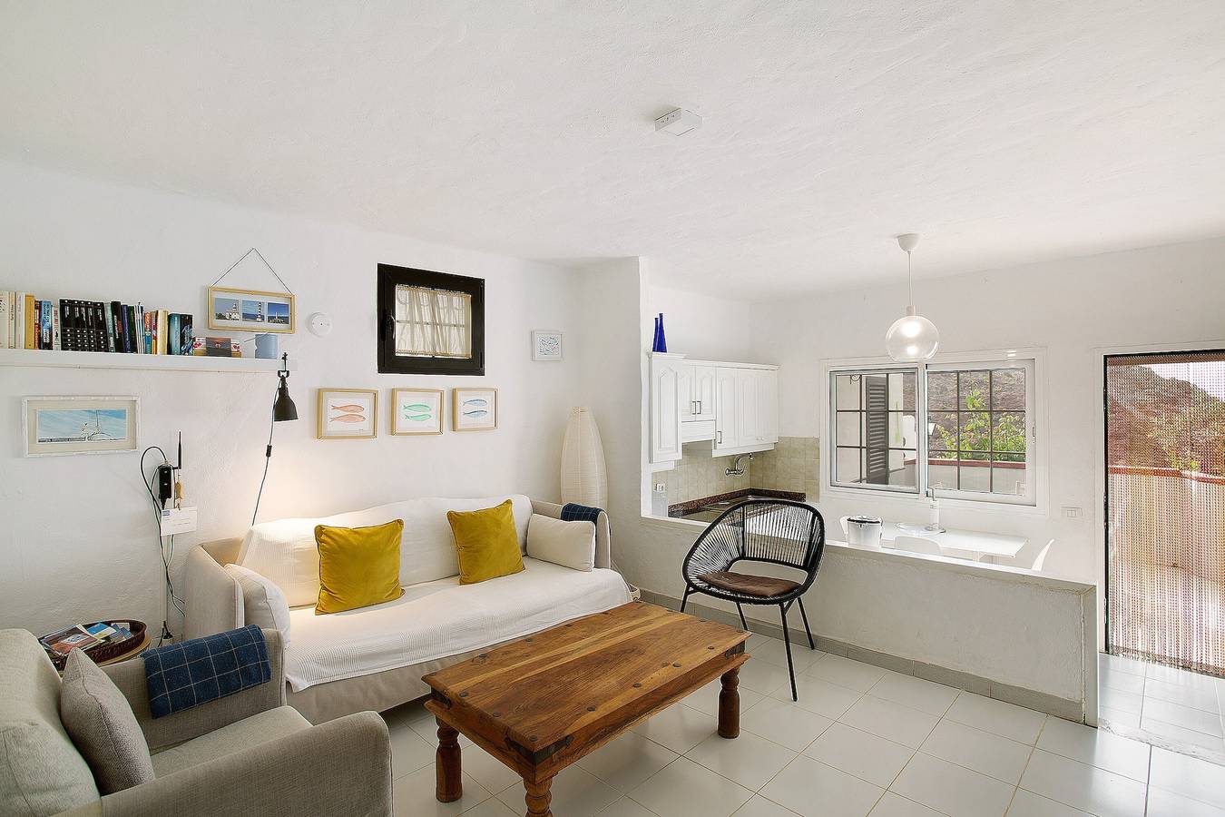 Ganze Wohnung, Ferienwohnung 'Faro De Sardina' mit Gemeinschaftspool, privater Terrasse und Wlan in Gáldar, Gran Canaria Nord