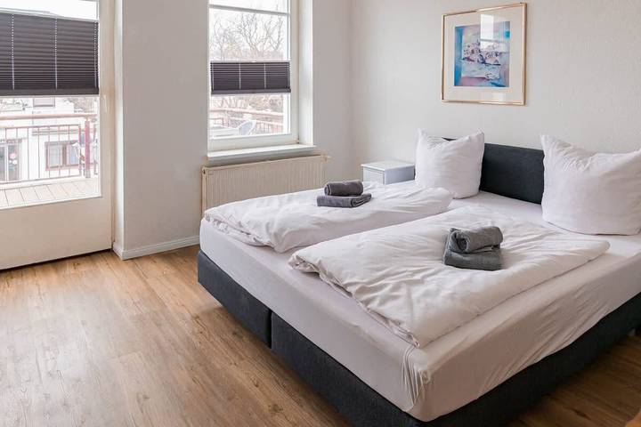 Ferienwohnung für 4 Personen, mit Balkon/Terrasse, mit Haustier in Warnemünde