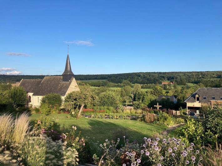 Chambre d’hôte pour 2 personnes, avec Balcon et Terrasse ainsi que Jardin et Vue