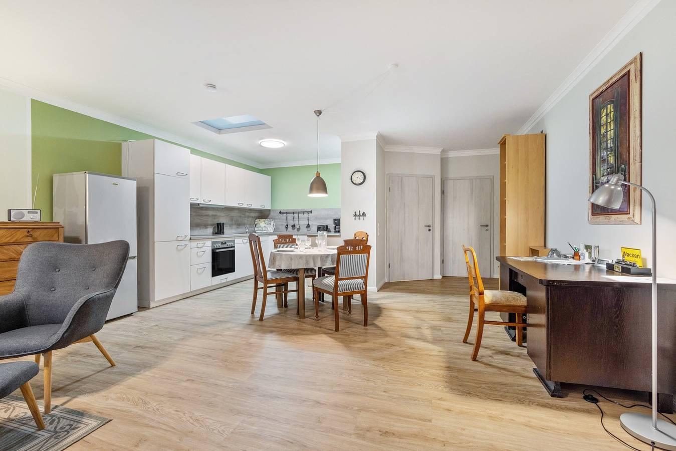 Ganze Wohnung, Apartment 'Im Obergeschoss' mit Balkon und Wlan in Bokelrehm, Kreis Steinburg