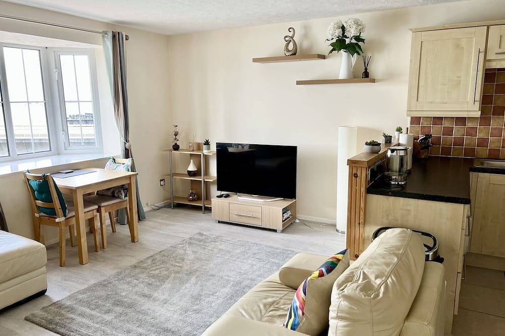 Appartamento intero, Comfy 1 Letto Cardiff Bay piatto con acqua Views- Wifi, Millenium Stadium, Dr Who in Cardiff Bay, Cardiff