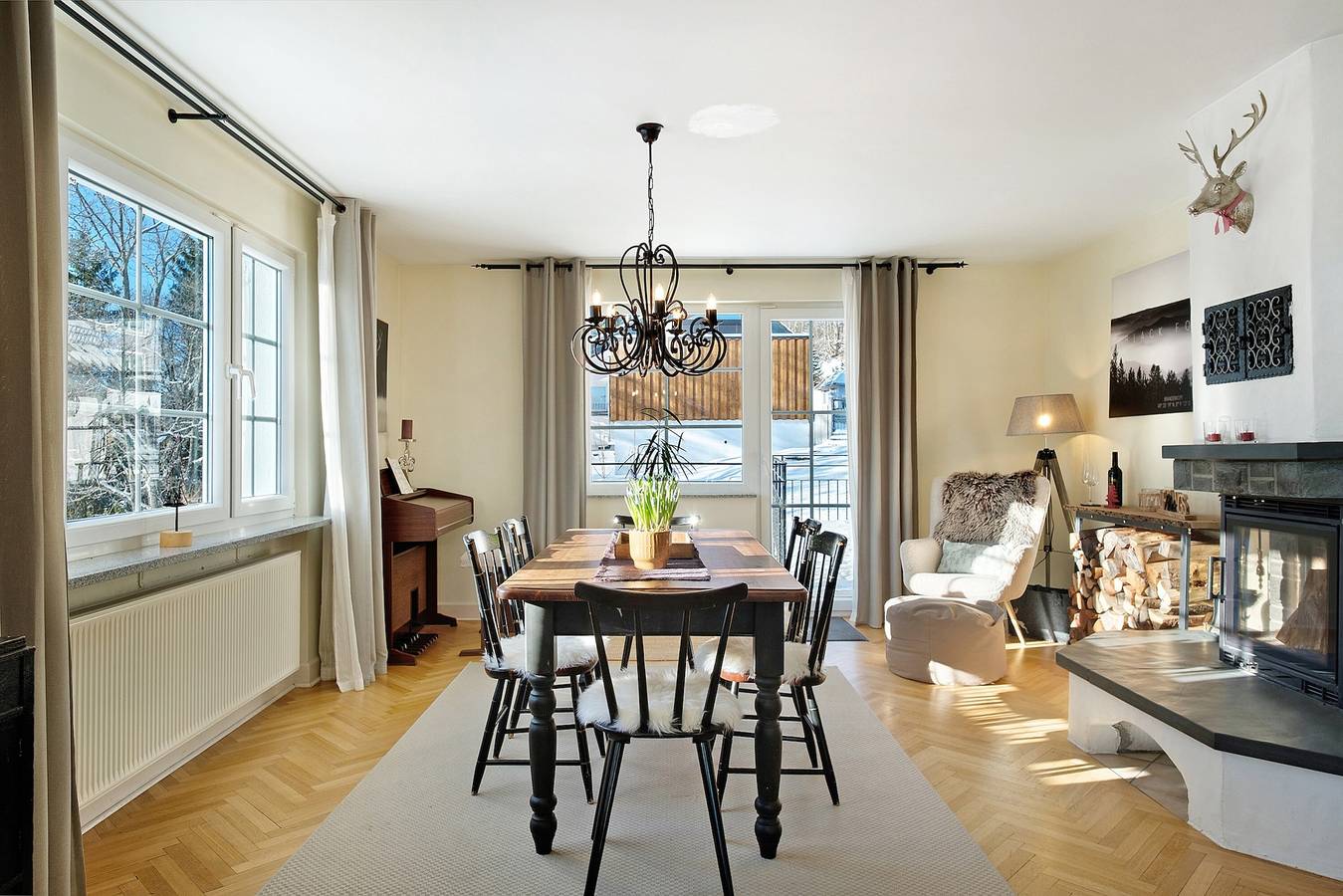 Vakantiehuis Feldberg in het Zwarte Woud met bergzicht, terras en wifi in Feldberg (Schwarzwald), Feldberg