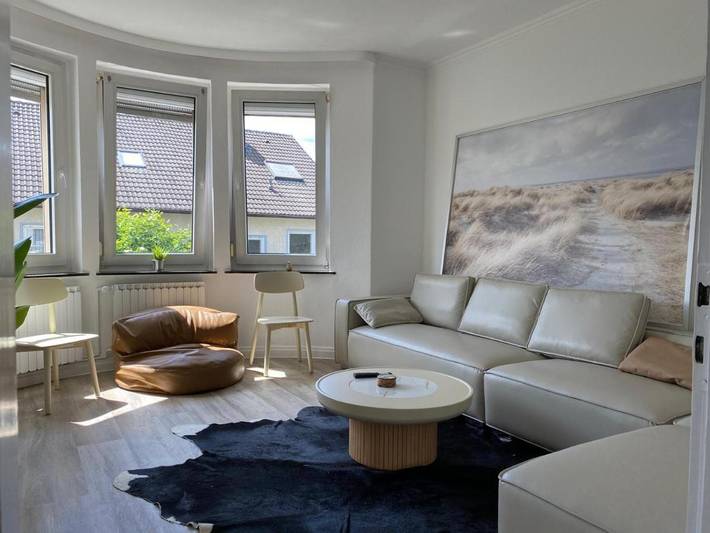 Ferienwohnung für 5 Personen, mit Terrasse und Garten sowie Ausblick in Gütersloh