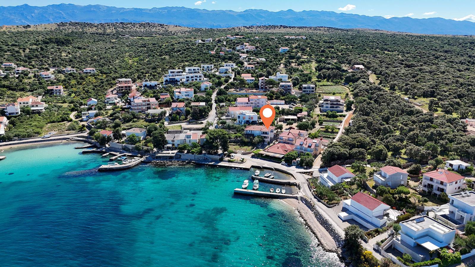 Cijeli apartman, Apartments Beachfront Jakisnica in Novalja, Otok Pag