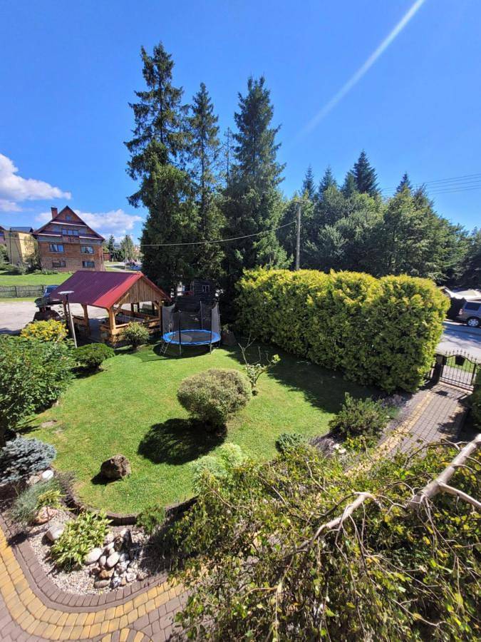 Apartament wakacyjny dla 4 osób, z widok i ogród oraz taras, zwierzęta dozwolone w Czorsztyn