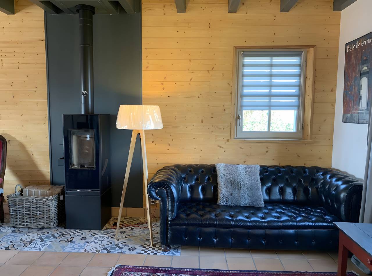 Ferienhaus 'Escale Sauzonnaise' mit Meerblick, Terrasse und Wlan in Sauzon, Côte des Mégalithes