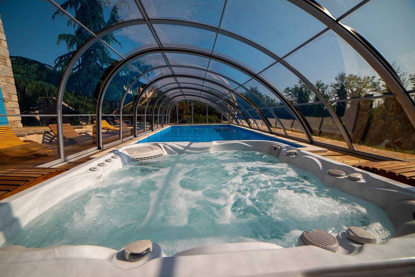 Villa Julijud with a Private Pool and Glass Dome – an Istrian Gem for Complete Relaxation in Brajkovići, Istrie centrale