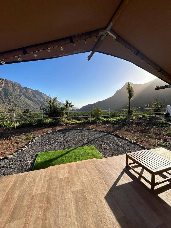 Tienda para 2 personas, con Terraza y Jardín además de Piscina y Sauna en Gran Canaria