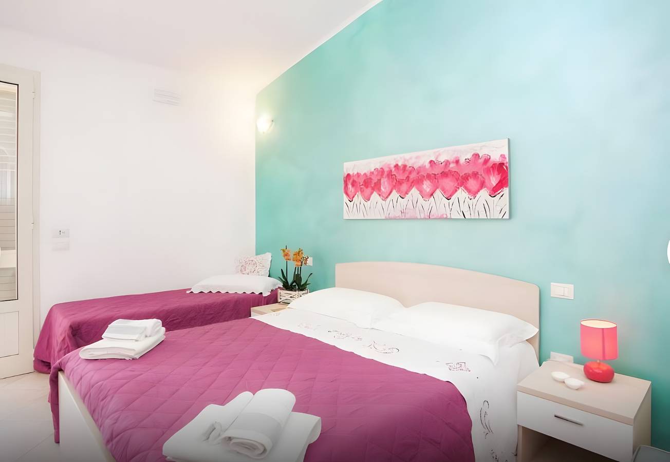 Chambre 'Ulivo' avec vue sur le lac, Wi-Fi et climatisation in Région d'Otranto, Province de Lecce