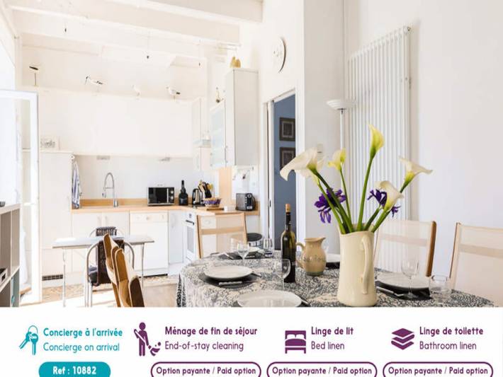 Gîte pour 6 personnes, avec jardin, adapté aux familles dans Plage Lehan - 2