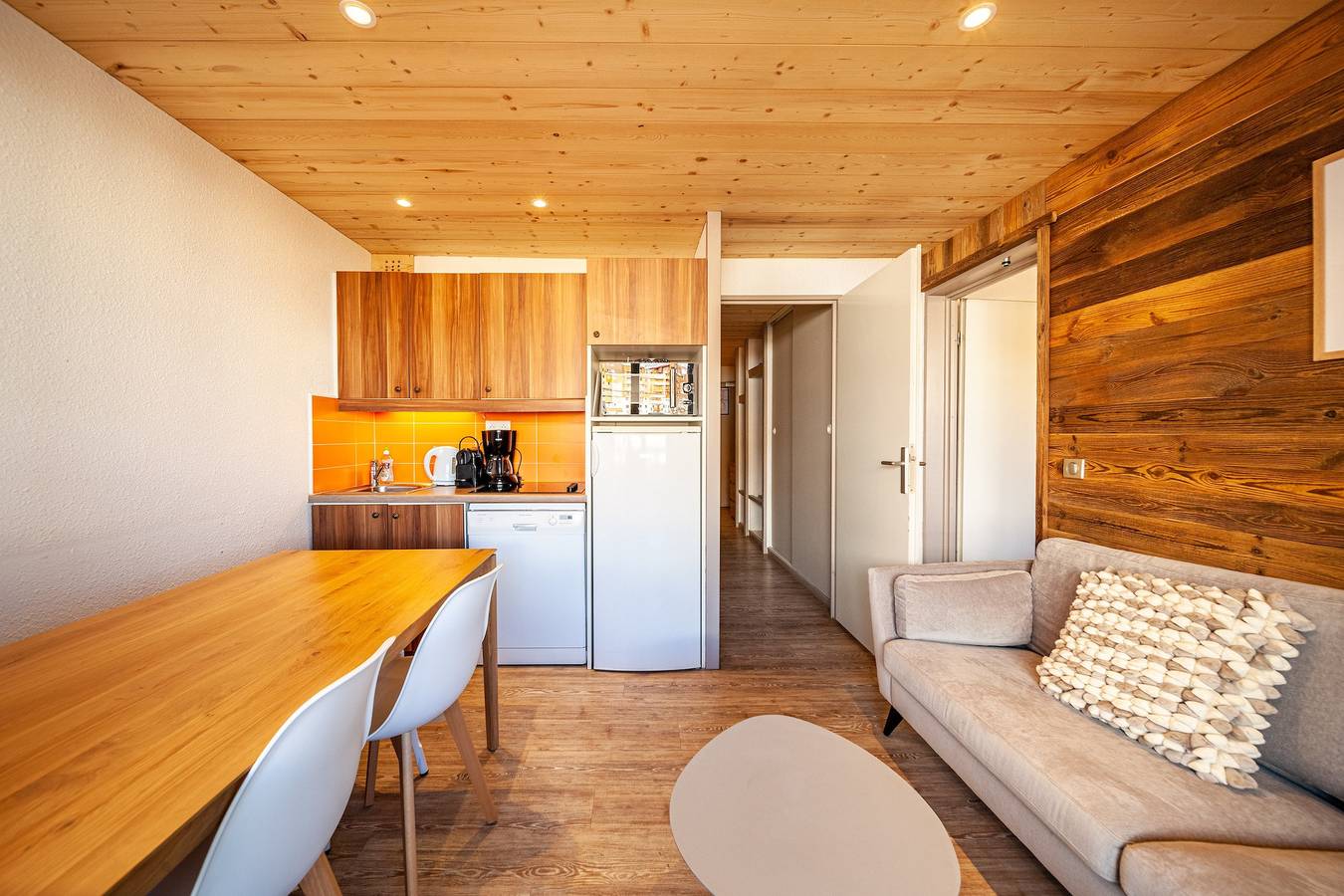 Geheel appartement, Appartement pour 5 - résidence avec piscine et spa in Huez, Écrins Nationaal Park