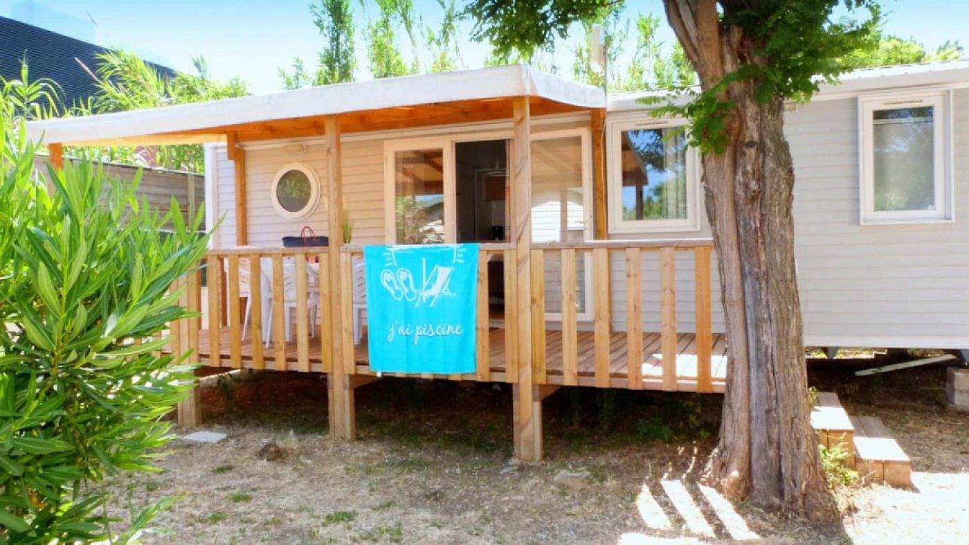 Zecamping 3* espace aquatique toboggans dog friendly locatif Tv clim in Bormes-les-Mimosas, Parc national Port-Cros