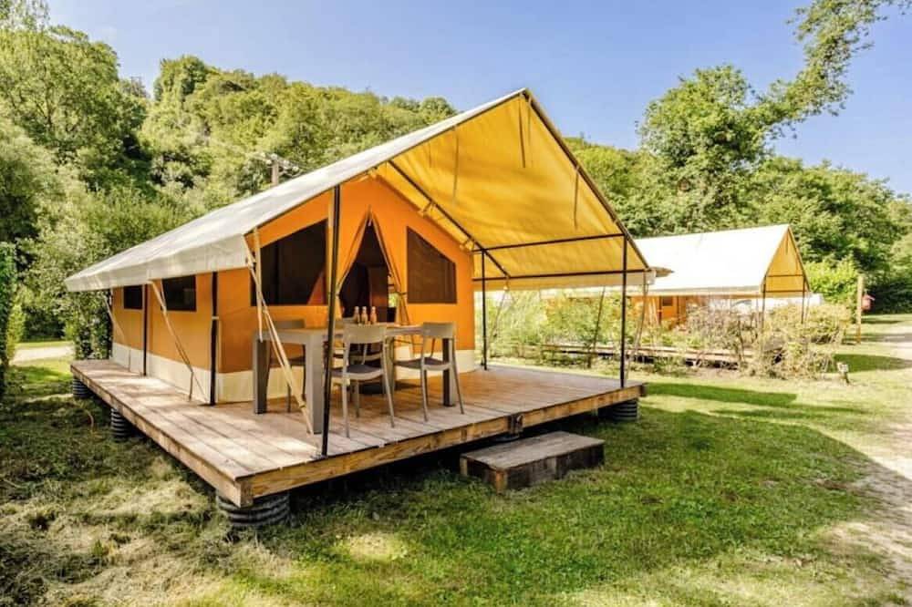 Zecamping 3* piscine chauffée tente 30m2 4 pers in Huelgoat, Châteaulin und Umgebung