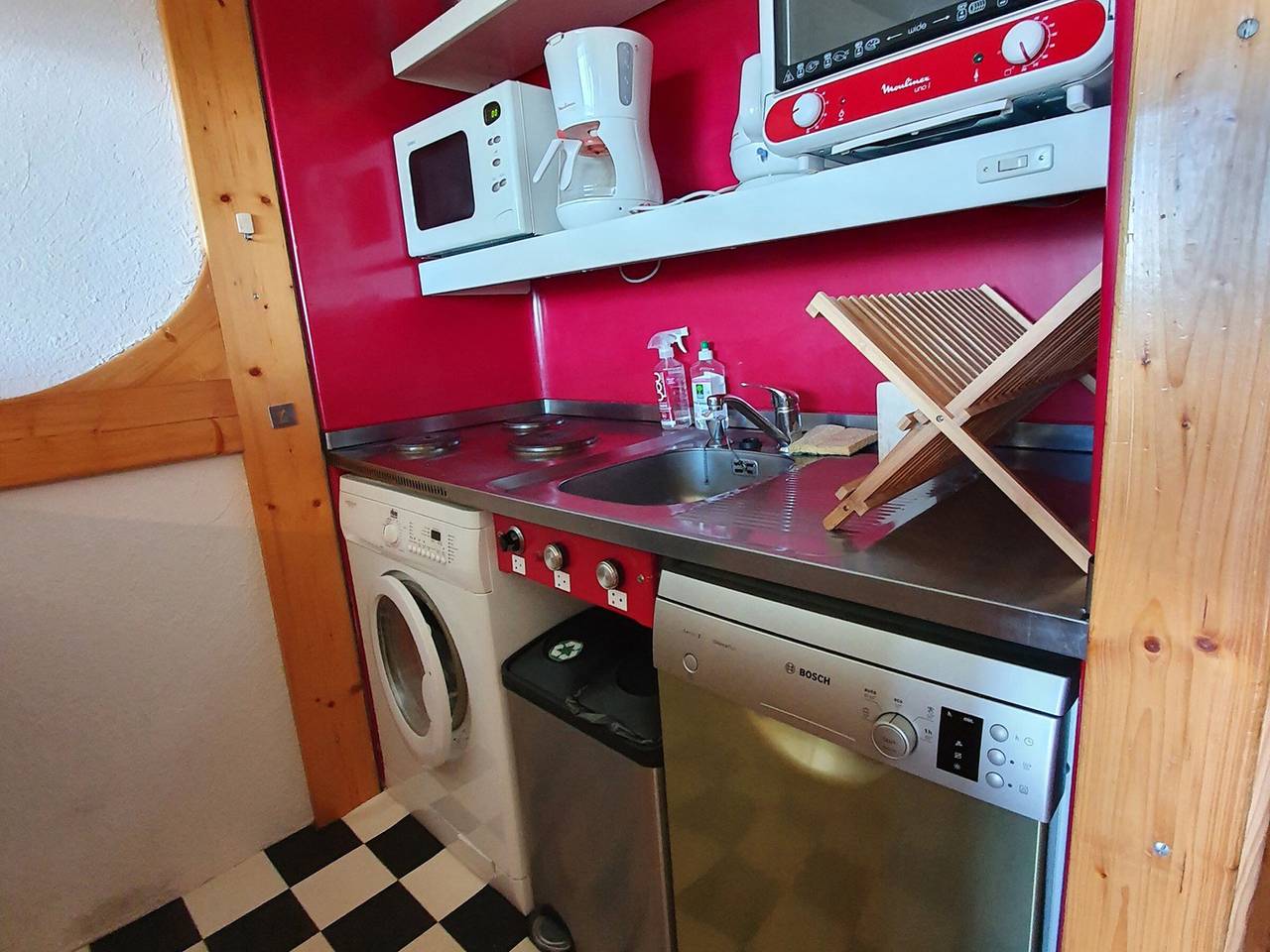 Ganzes Studio, Renoviertes Studio nahe Zentrum, Balkon, 4 Pers. in Les Arcs, Bourg-Saint-Maurice