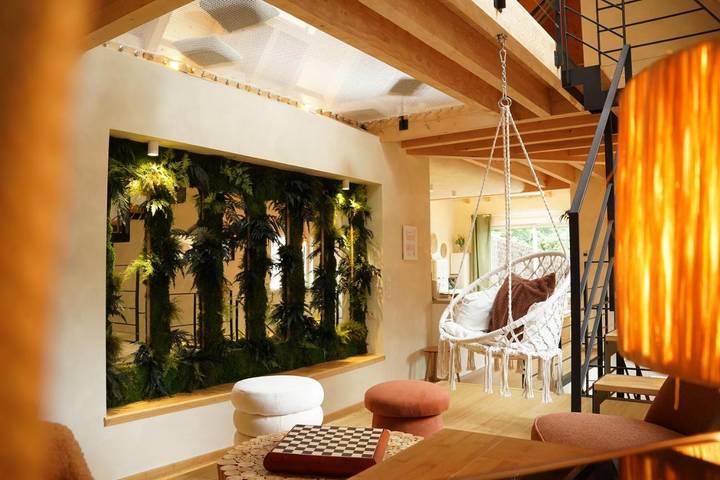 Ferienhaus für 6 Personen, mit Terrasse und Ausblick in Lautenbach