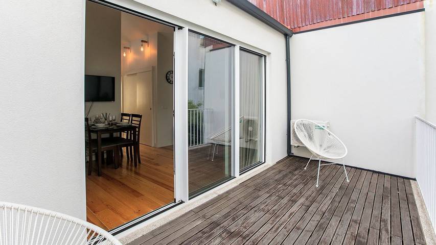 Appartamento intero, Appartamento vacanze per 2 persone con balcone in Santo Ildefonso, Distretto di Porto