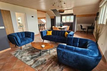 Gîte pour 4 personnes, avec jardin ainsi que terrasse et vue à Lucinges