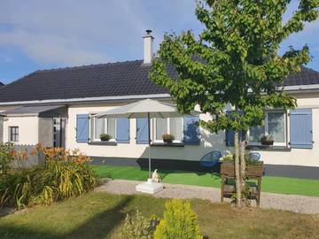 Gîte pour 2 personnes, avec jardin ainsi que terrasse et vue à Oye-Plage