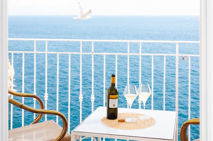 Ferienwohnung für 4 Personen, mit Meerblick und Balkon - 1