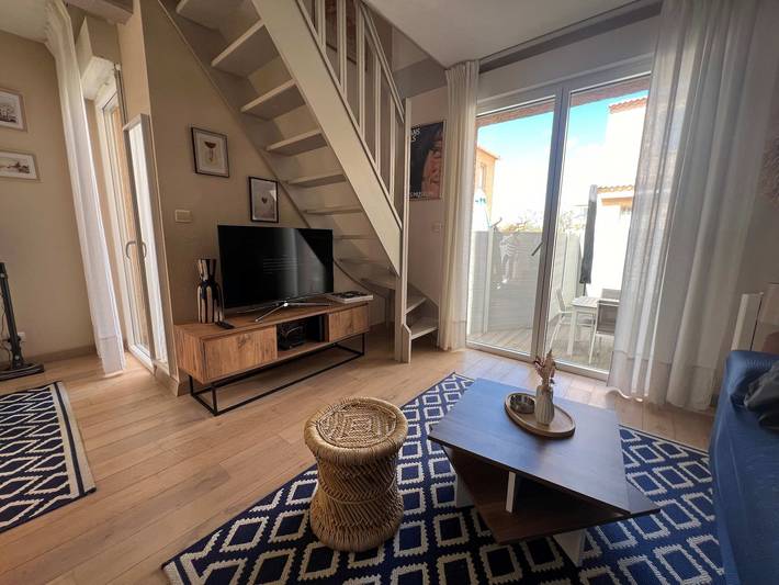 Maison de vacances pour 4 personnes, avec balcon/terrasse et piscine