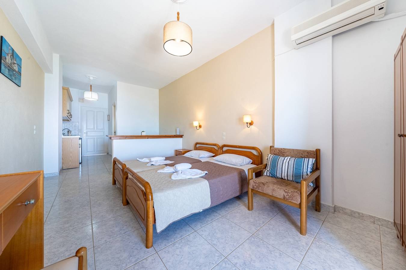 Estúdio inteiro, Apartamento Estúdio '8' com vista para o mar, Wi-Fi e ar condicionado in Corfu
