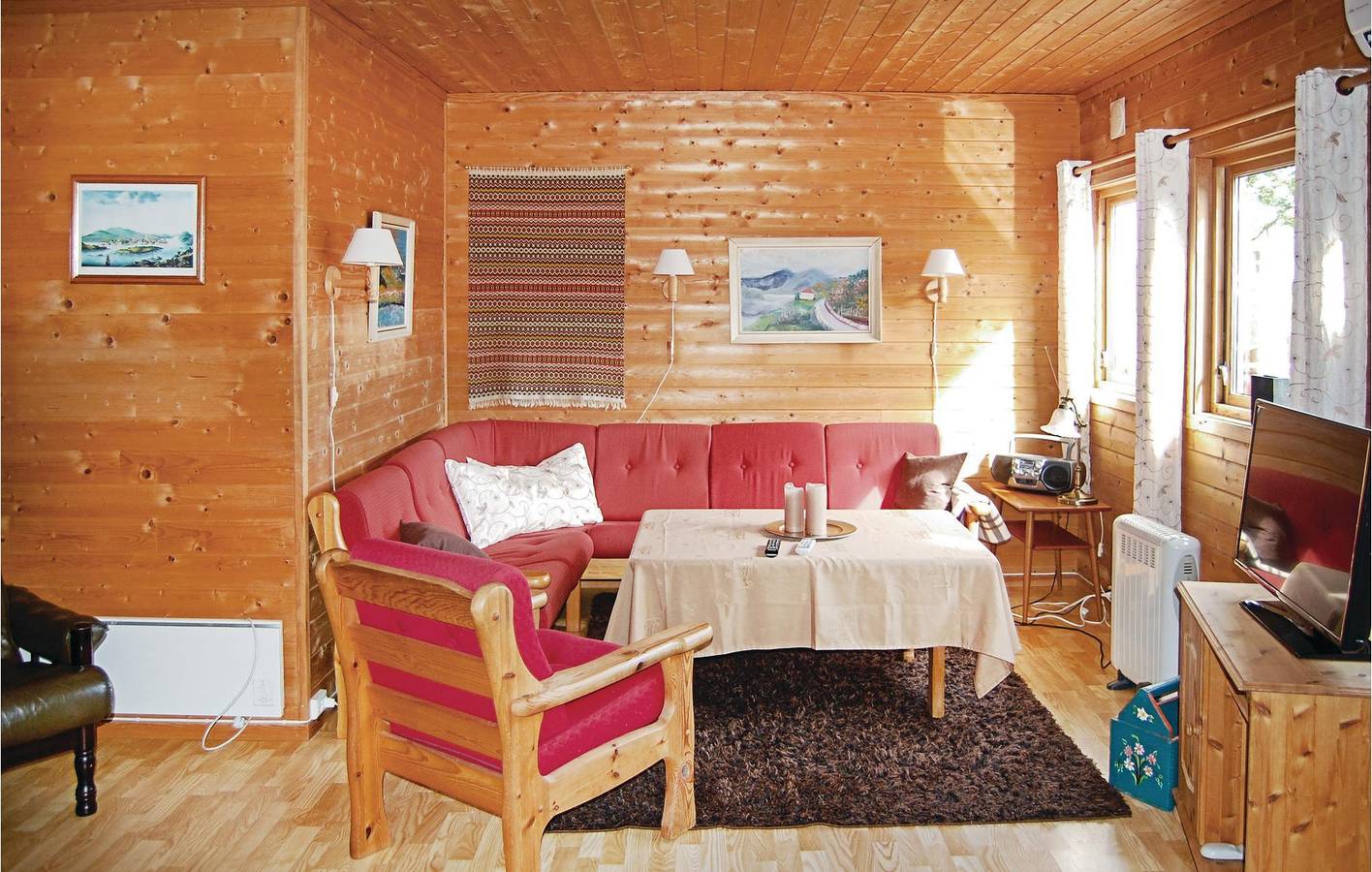 Ferienhaus für 6 Personen mit Garten in Farsund