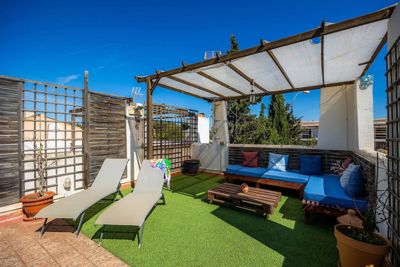 Casa de vacaciones "Casa Arts 50" con piscina, Wi-Fi, aire acondicionado, terraza y jardín in El Paraiso - Sa Rapita, Campos