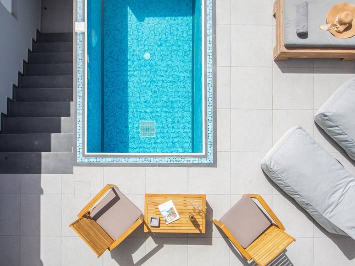 Ferienhaus für 8 Personen, mit Terrasse und Pool in Rhodos Stadt - 2