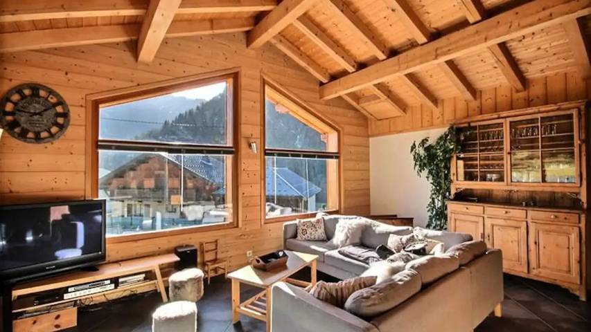 Hütte für 15 Personen, mit Terrasse und Garten sowie Sauna in Saint-Jean-d'Aulps