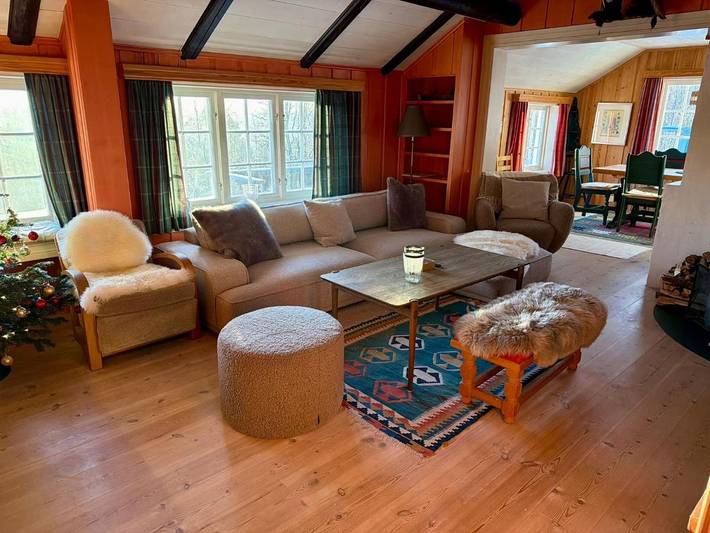 Domek letniskowy dla 8 osób, z ogród i widok w Hol