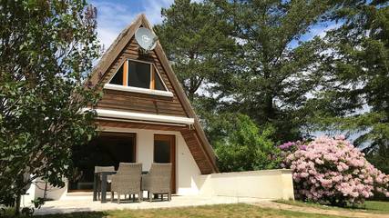 Ferienhaus für 4 Personen, mit Seeblick und Ausblick sowie Garten in Prignitz