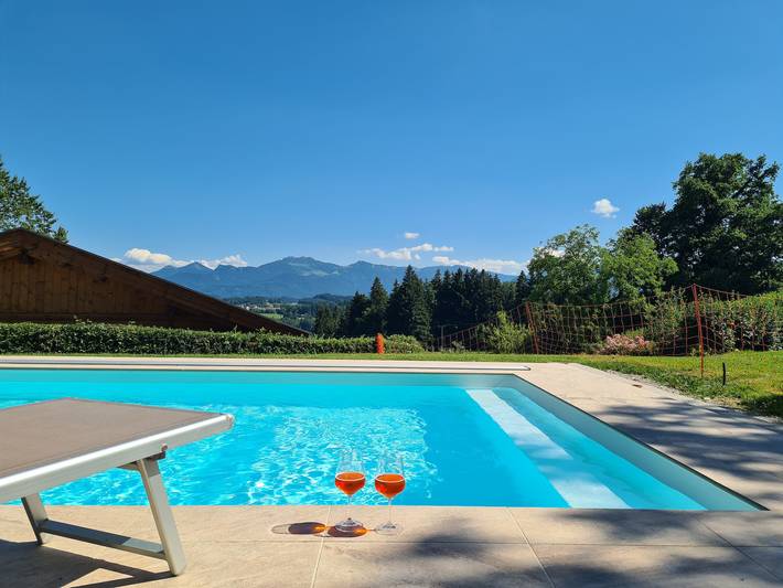 Ferienhaus für 2 Personen, mit Terrasse und Garten im Chiemgau