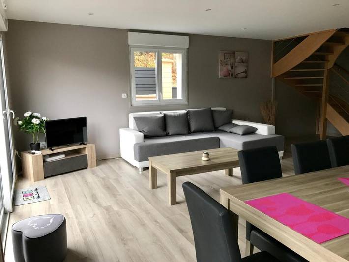 Maison de vacances pour 8 personnes, avec Jacuzzi et Terrasse ainsi que Jardin et Vue dans Parc Bagatelle