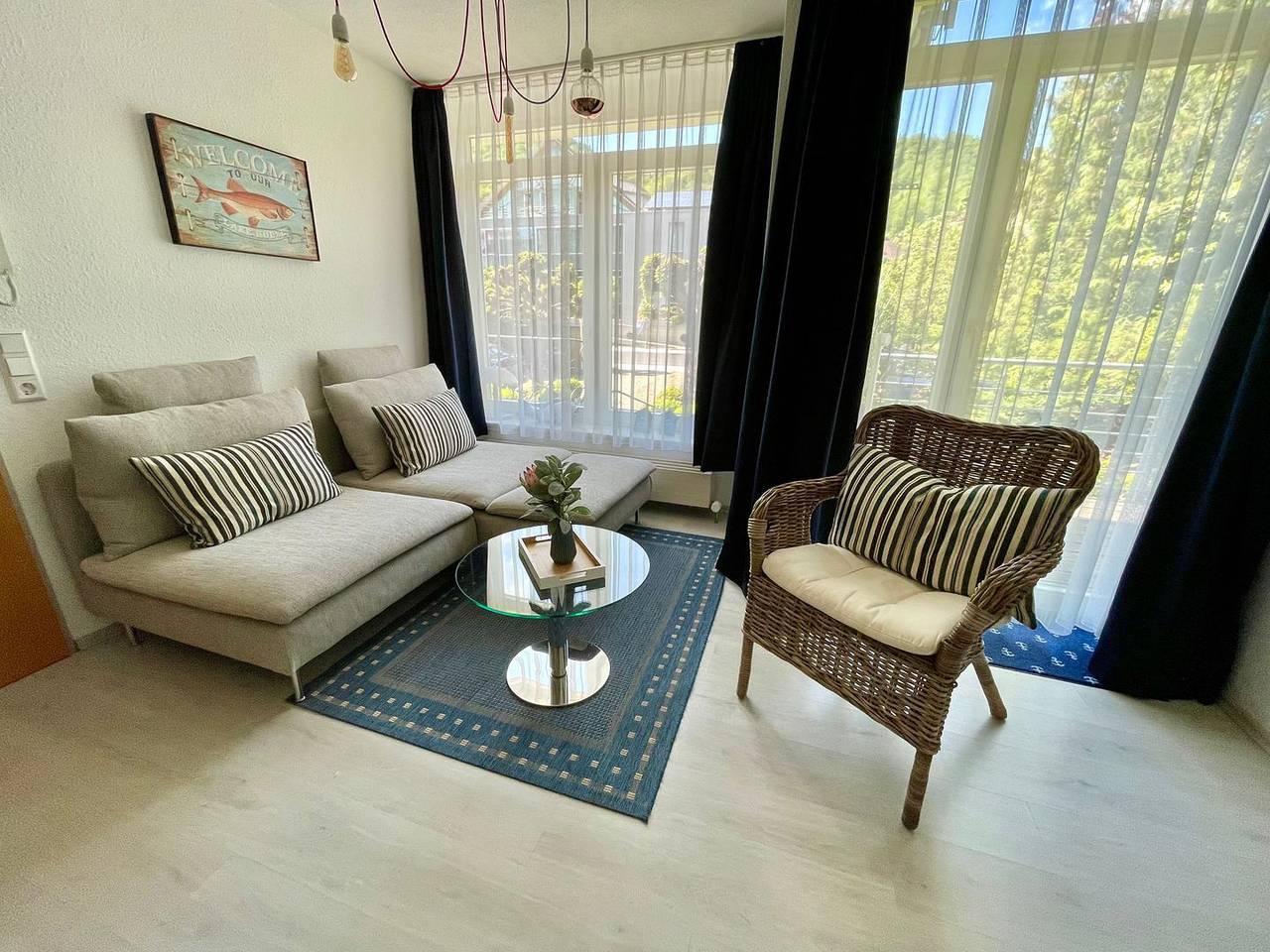 Ganze Wohnung, Bodensee genießen: Ferienwohnung mit privatem Zugang zum See in Bodman-Ludwigshafen, Obersee (Bodensee)