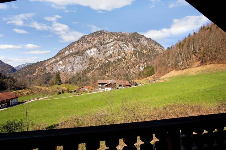Ganze Wohnung, Ferienwohnung "Haus Reiteralm" mit Balkonen, Bergblick & Wlan in Ulrichsholz, Schneizlreuth