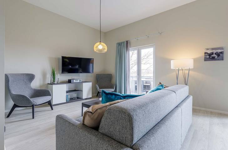 Ferienwohnung für 8 Personen, mit Sauna und Balkon in Wustrow