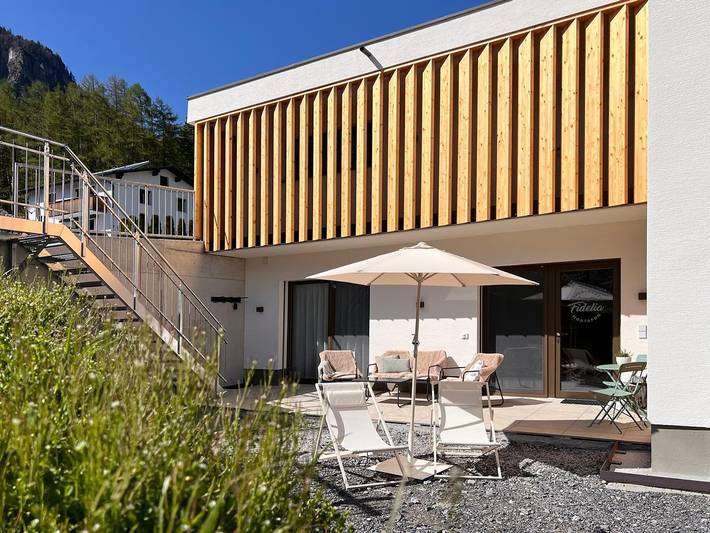 Ferienwohnung für 4 Personen, mit Garten und Ausblick in Vandans